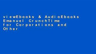 viewEbooks & AudioEbooks Emanuel CrunchTime for Corporations and Other Business Entities (Emanuel