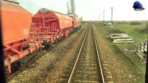 BR232 Ludmilla 65-1015-5 & Marfar DB Cargo Freight Train in Gara Simand Station [L310] 24 March 2018