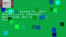 New Releases Pocket Anesthesia (Pocket Notebook Series)  For Full