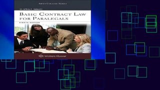 Access books Basic Contract Law for Paralegals (Aspen College Series) For Kindle