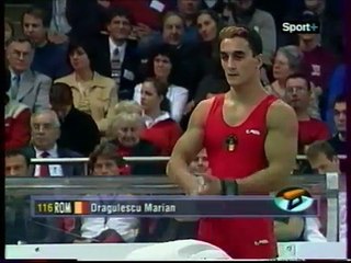 Marian DRAGULESCU (ROM) vault - 2003 DTB Cup semi final
