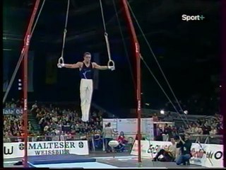 Pierre-Yves BÉNY (FRA) rings - 2003 DTB Cup semi final