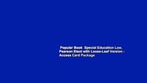 Popular Book  Special Education Law, Pearson Etext with Loose-Leaf Version - Access Card Package