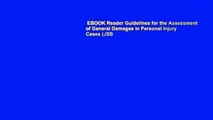 EBOOK Reader Guidelines for the Assessment of General Damages in Personal Injury Cases (JSB