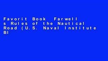 Favorit Book  Farwell s Rules of the Nautical Road (U.S. Naval Institute Blue   Gold Professional