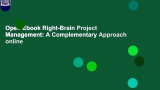 Open Ebook Right-Brain Project Management: A Complementary Approach online