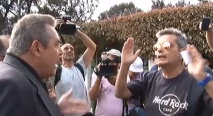 Φωτιά Αττική: Ένταση κατά την επίσκεψη Καμμένου στο Μάτι