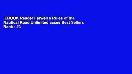 EBOOK Reader Farwell s Rules of the Nautical Road Unlimited acces Best Sellers Rank : #3