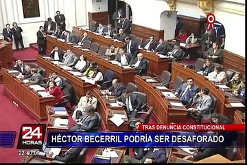 Héctor Becerril podría ser desaforado del Congreso