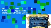 Favorit Book  Instructional Coaching: A Partnership Approach to Improving Instruction Unlimited