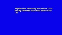 Digital book  Embracing Non-Tenure Track Faculty Unlimited acces Best Sellers Rank : #2