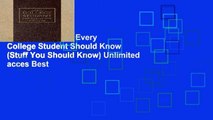 Trial Ebook  Stuff Every College Student Should Know (Stuff You Should Know) Unlimited acces Best