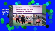 Reading ACSM s Resources for the Personal Trainer free of charge