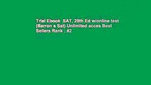 Trial Ebook  SAT, 29th Ed w/online test (Barron s Sat) Unlimited acces Best Sellers Rank : #2