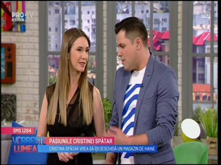 CRISTINA SPATAR (vorbeste lumea-promo - NEVOIE DE TINE) 13.november.2017 part2