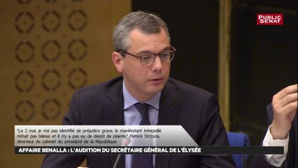 « Au regard des éléments connus le 2 mai, cette sanction était proportionnée », assure Alexis Kohler