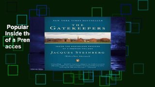 Popular Book  The Gatekeepers: Inside the Admissions Process of a Premier College Unlimited acces