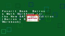 Favorit Book  Barron s Math Workbook for the New SAT, 6th Edition (Barron s Sat Math Workbook)