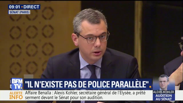 Affaire Benalla: “Aucune des autorités qui connaissaient les faits n’a suggéré l’opportunité d’un article 40”, affirme Alexis Kohler