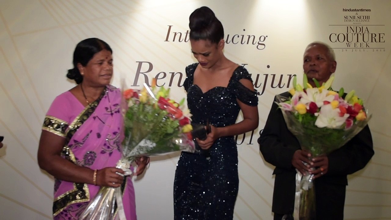 Rihanna lookalike model Renee Kujur introduced at India Couture Week 2018