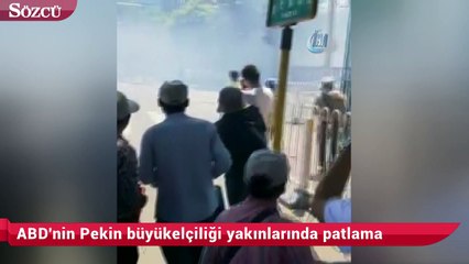 ABD'nin Pekin büyükelçiliği yakınlarında patlama