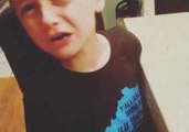 Boy Explains Why He Can't Go Into the Bathroom