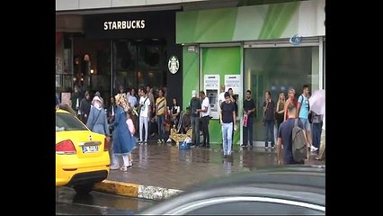 İstanbul'da beklenen yağış başladı