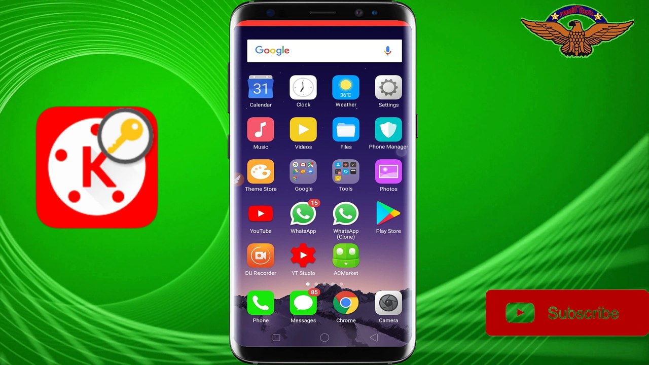kinemaster video layer add