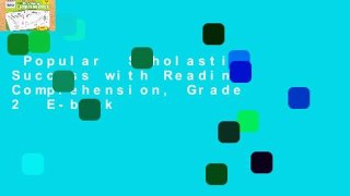 Popular  Scholastic Success with Reading Comprehension, Grade 2  E-book