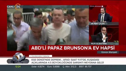 ABD'li papaz Brunson'a ev hapsi