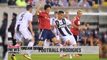 S. Korean teen football prodigies debut for top European clubs