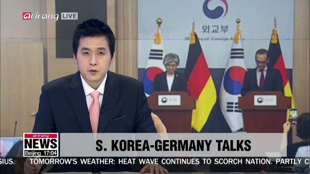 S. Korea, Germany discuss cooperation on N. Korea's denuclearization