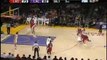 Corey Maggette hits a hook shot from just beyond half court
