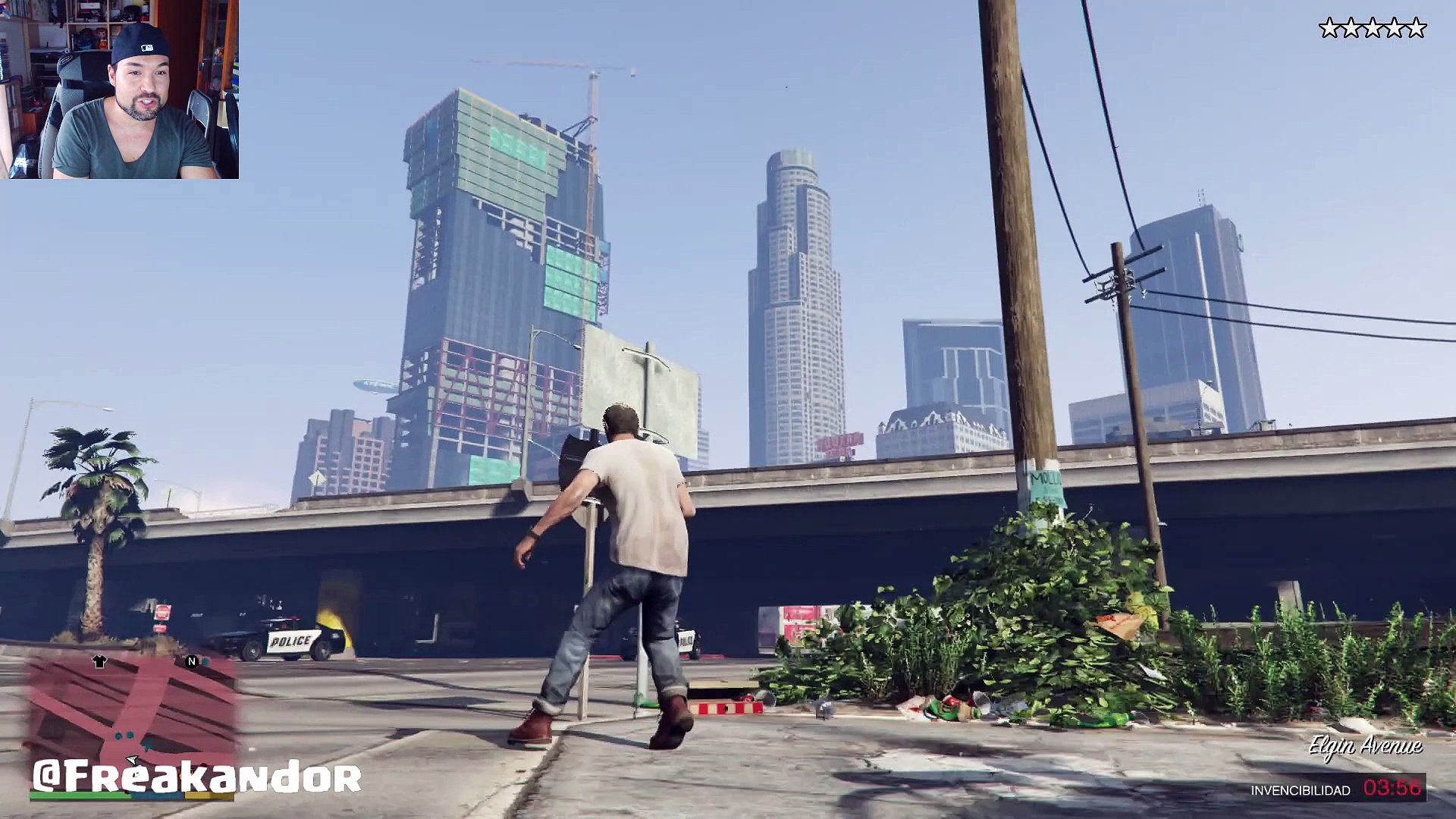 Que pasa cuando consigues cinco estrellas en GTA 5 | GTA 5 Trucos | Gameplay Español