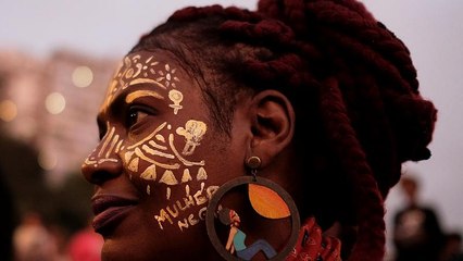 Protest gegen Gewalt an schwarzen Frauen in Brasilien