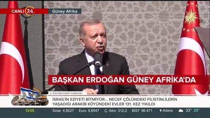 Erdoğan Güney Afrika'da