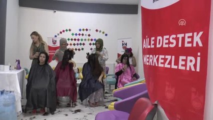 Terör Mağduru Kadınlara Kuaförlük Hizmeti