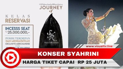 Harga Tiket Konser Syahrini Tembus Rp 25 Juta