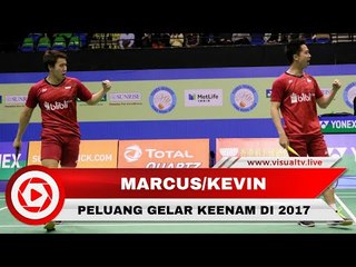 Ke Final Hong Kong Open 2017, Marcus/Kevin Berpeluang Raih Gelar Ke-6 pada 2017