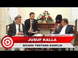 Jusuf Kalla Terima Kunjungan Dewan Perdamaian Afghanistan Bicarakan Soal Konflik