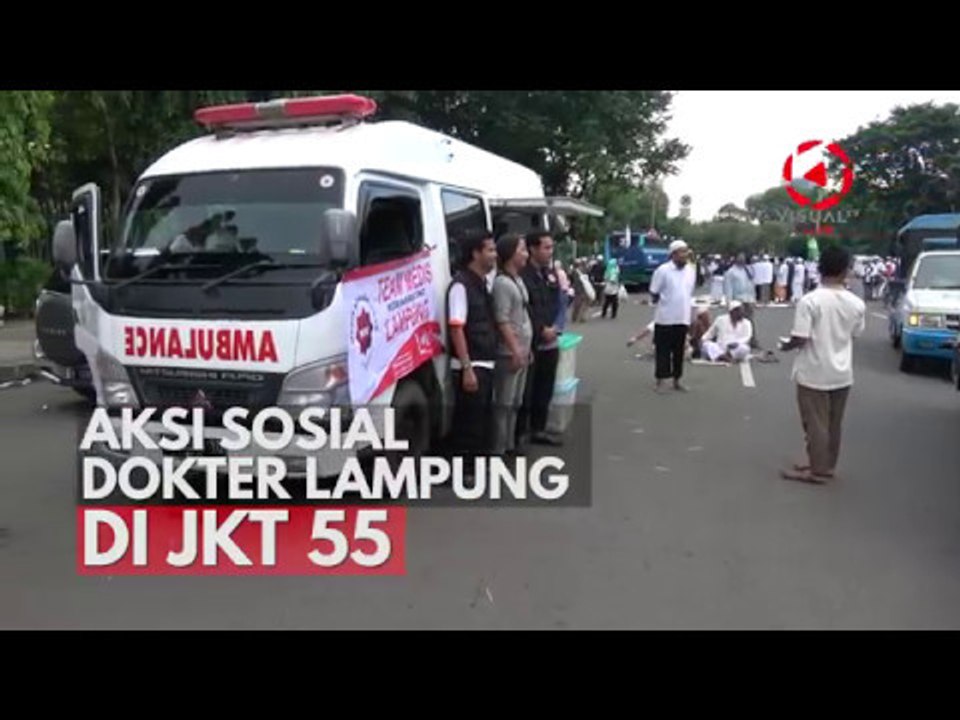 Tim Medis Lampung ikut Aksi Simpatik JKT 55