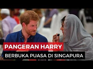 Menu Berbuka Puasa Pangeran Harry di Singapura