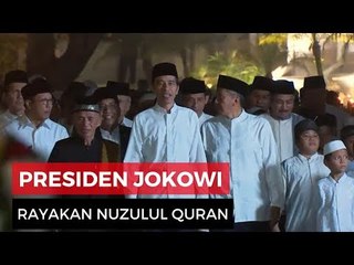 Jokowi Gelar Peringatan Nuzulul Quran di Istana