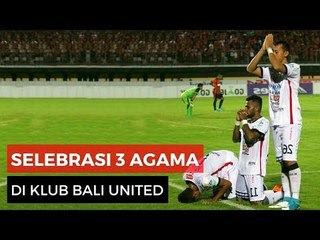 Beda Agama, Selebrasi 3 Pemain Bali United Menarik Perhatian