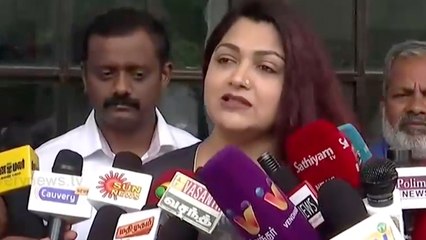 மு.க.ஸ்டாலின் கூறியது அதி புத்திசாலித்தனமான பதில் - குஷ்பு- வீடியோ