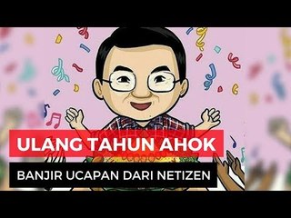 Ulang Tahun Ahok, #HBDAhok51 Jadi Trending Topic