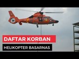 Daftar Korban Helikopter Basarnas