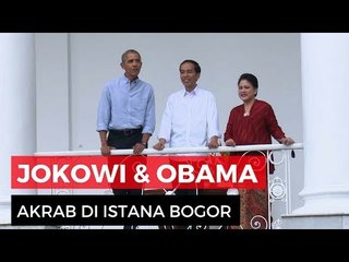 Full! Keakraban Jokowi Dan Obama Di Istana Bogor