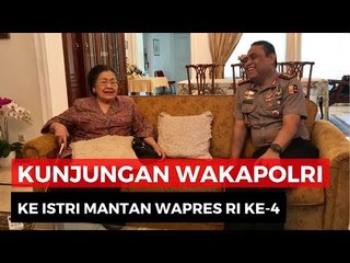 Silaturahmi Wakapolri Kepada Istri Wapres Umar Wirahadikusumah