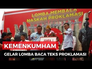 Jelang HUT RI, Kemenkumham Gelar Berbagai Lomba